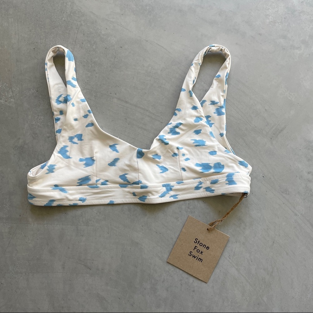 Stone Fox Swim Bikini Top Zen Spot Large